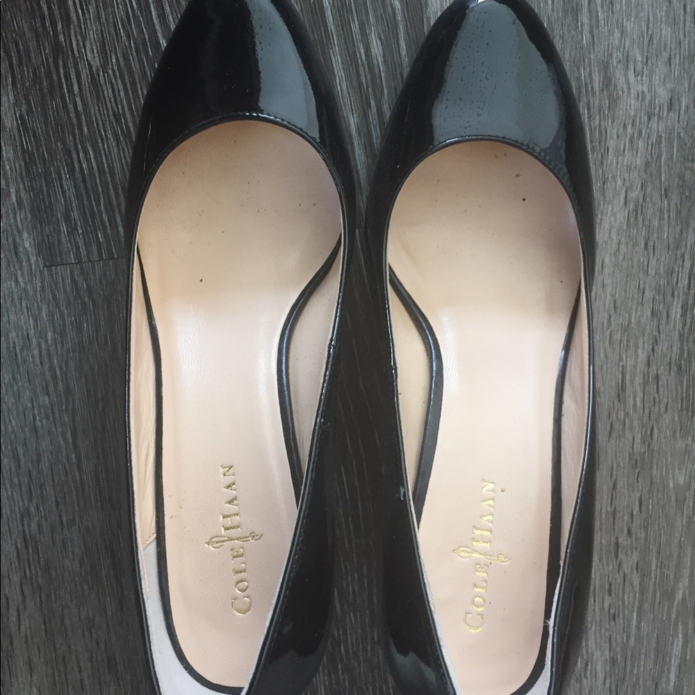 Cole haan formal black shoes